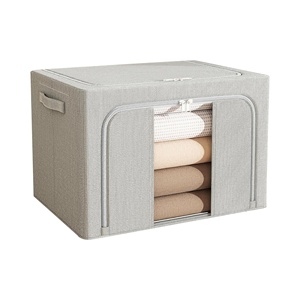 Support Household Use Bedroom <b>Wardrobe</b> Comforter Clothes Storage Child Storage <b>Box</b> With Sturdy Frame Logo and Color - Product Image 1