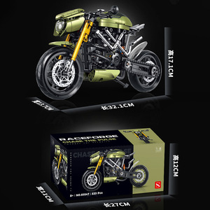 60547 Ducati 848 Bloques de Construcción de Motocicleta, Juguete para Niños, Modelo de Juguete para Niños - Product Image 6