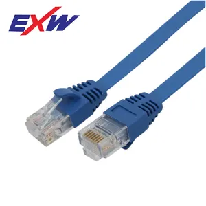 Cat6 RJ45 Copper Cable Flat Cable Patch Jackets BC