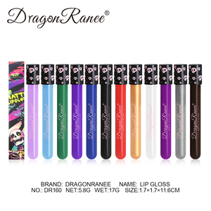 Impermeable y fácil <span class=keywords><strong>de</strong></span> colorear maquillaje <span class=keywords><strong>de</strong></span> <span class=keywords><strong>Halloween</strong></span> Sexy rojo vampiro líquido lápiz labial mate blanco negro brillo <span class=keywords><strong>de</strong></span> labios pintura corporal Facial - Product Image 5