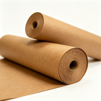 Papel Kraft para Patrones de Ropa, Rollo Pequeño, 100~450GSM, Papel Liso para Sala de Corte de Prendas, Dibujo a Mano y Plotter