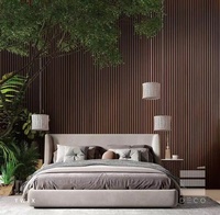 Panneau composite bois-plastique UV WPC, revêtement mural, panneau mural pour appartement, design moderne, garantie 5 ans+, marque Dege