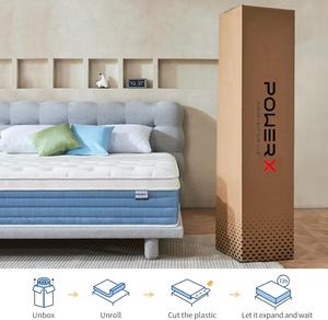 Matelas hybride en mousse à mémoire de forme à ressort en mousse de décompression à bobine de poche Boîte d'échantillons gratuits pour usage hospitalier à domicile pour appartement - Product Image 6