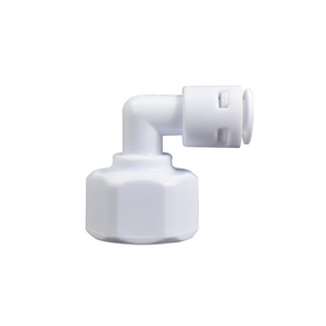 KM42 4 Point Internal Thread To 2 Point PE Pipe Elbow <b>Quick</b> Connect <b>Clamp</b> Free 1/4 Inch Water Filter Connector - Product Image 4