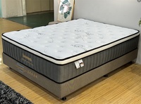 Meubles de chambre à coucher personnalisés et abordables, matelas de luxe King Queen Double, matelas hybride en latex et ressorts ensachés, matelas en mousse à mémoire de forme
