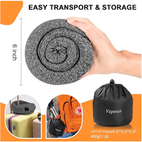 Oreiller de voyage avec capuche extra large pour avion Longs vols Intimité et mousse à mémoire de forme avec housse respectueuse de la peau pour Road Trip