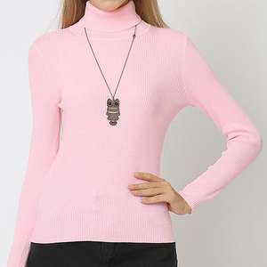 Vente en gros de tricots à col roulé à manches longues col roulé côtelé fin <span class=keywords><strong>Cos</strong></span> hauts pullover de haute qualité Base automne hiver <span class=keywords><strong>pull</strong></span> pour <span class=keywords><strong>femme</strong></span> - Product Image 6