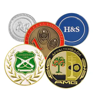 Factory Custom High Quality Metal Craft Enamel Coin Wholesale 2D 3D Zinc Alloy Stamping Challenge Coin