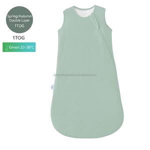 <span class=keywords><strong>Gigoteuse</strong></span> Bébé en Bambou Printemps-Automne, Respirante et Légère, Anti-Coup de Pied, Empêche le Réflexe de Startle, Douce et Portable - Product Image 2
