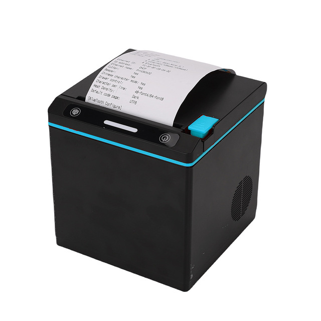 POS High-speed 80mm Receipt Thermal Printer with USB Ethernet WiFi for Interfaces Automatic Cutter High-Speed Printing in Stock