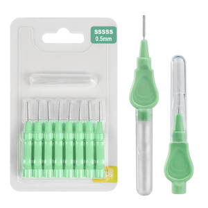 Nuovi pennelli interdentali a forma di moneta colorati portatili-OEM strumenti ortodontici all'ingrosso Private Label per la cura orale - Product Image 6