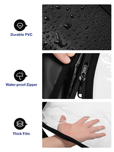 Juego de puerta superior suave X3 para modelos Can Am Maverick X3 de 2 asientos de barro, lluvia, polvo, viento, nieve, diseño de cremallera para enrollar hacia abajo - Product Image 6