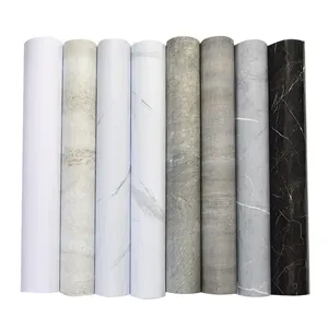 SXP Custom Marble Wood Grain Wall Sticker Home Decoration Pvc Wallpaper Roll