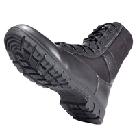 Bottes tactiques toutes saisons à lacets orteil renforcé semelle en silicone antidérapante imperméable soutien