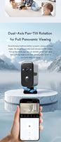 OKAM Pro 3MP 1080p Mini 2.4G 5G Dual Band WiFi Baterai 5200mAh Kamera Penglihatan Malam Alarm Perekam Tahan Air CCTV 85 Derajat