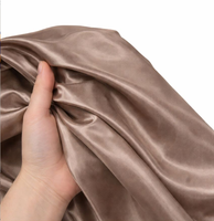 Tissu Organza Uni Brillant 100% Polyester Infroissable pour Vêtements et Jupes avec Échantillon en Stock