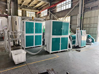 Granulateur à vis simple SJ-100F pour plastiques HDPE, LDPE, LLDPE, refroidissement par air, machine de recyclage