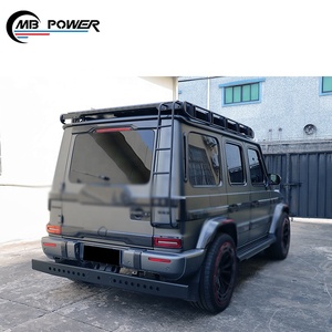Barre de protection arrière pour Mercedes Classe G W464 4x4, compatible avec W463A G63 (à partir de 2019), en acier carbone, accessoires auto, pièces de carrosserie. - Product Image 4