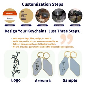 Nhà sản xuất bán buôn móc khóa hình tháp <span class=keywords><strong>Eiffel</strong></span> bằng kim loại mạ men mềm tùy chỉnh - Product Image 3