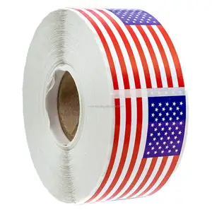 Adesivos de vinil do pvc da bandeira americana