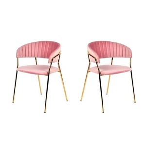 Poltrona di Lusso in Velluto Nero con Struttura in Metallo Dorato, Sedia Imbottita per Ristorante, Hotel e Lounge - Product Image 3