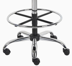 CA industriel <span class=keywords><strong>noir</strong></span> hôpital mobilier <span class=keywords><strong>de</strong></span> laboratoire dentaire et médical chaises <span class=keywords><strong>de</strong></span> <span class=keywords><strong>bar</strong></span> à hauteur réglable tabourets <span class=keywords><strong>de</strong></span> <span class=keywords><strong>bar</strong></span> avec roues repose-pieds - Product Image 6