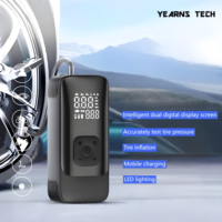 Multifunction Mini ABS Car Air Pump 4000mAh Cordless Tire Inflator Portable Digital 150psi 12V Electric Inflation Pump for Car