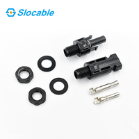 Connecteur de panneau solaire Slocable TUV et UL4703 PA66 2,5/4/6 mm 2000 V avec étanchéité IP68