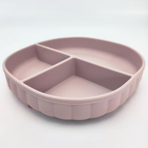 แผ่นซิลิโคนดูดไม่แตกสำหรับ100% ที่ใช้บนโต๊ะอาหารสำหรับเด็กทารกหัดเดินจานฟรี BPA เกรดอาหาร - Product Image 6