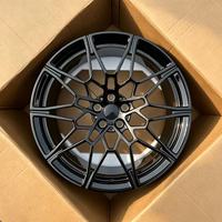 Rines CF Forjados Personalizados de 18 19 20 21 Pulgadas 5x112 5x120 para Autos, Rines de 7-12J en Color Negro Brillante para BMW M3 M4 Audi RS5 RS7