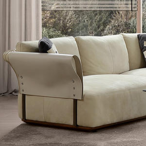 COOMO-Canapé <span class=keywords><strong>Cynthia</strong></span> Table à thé en bois moderne et minimaliste nouveau canapé de salon chinois - Product Image 3