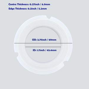 Junta de Repuesto para Cafeteras Dolim/GEVI/MR, etc. Anillo de Sellado de Silicona para Cafetera Espresso de 67 mm - Product Image 3