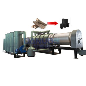 เครื่องผลิตถ่านไม้เปลือกมะพร้าวแบบต่อเนื่องพร้อมเตาเผาถ่าน - Product Image 1
