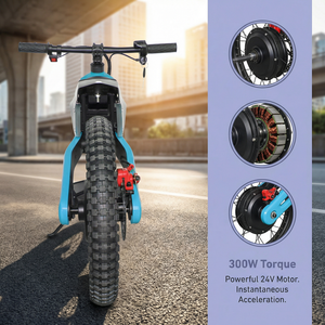 <span class=keywords><strong>Bicicleta</strong></span> Eléctrica Resistente de Aleación de Aluminio para Niños con 3 Velocidades y Freno de Disco, <span class=keywords><strong>Bicicleta</strong></span> Eléctrica Todoterreno para Niños para Paseos al Aire Libre - Product Image 3