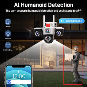 كاميرا أمان مع 3 عدسات واي فاي 4G Lte 3 في 1 نظام لمراقبة متجر المنزل المصنع - Product Image 6