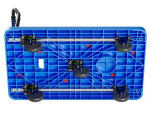 110*65Cm Zware Magazijn Opvouwbare Plastic Platform <span class=keywords><strong>Trolley</strong></span> Kar Hand Truck - Product Image 3