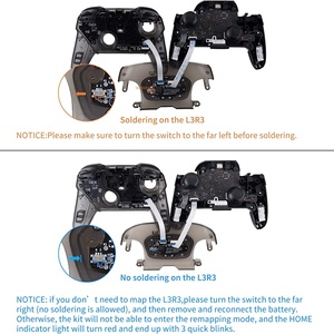 EXtremeRate Kit de Remapping RISE4 avec Paddles Arrière Blancs et Boutons Arrière Programmables pour Manette Pro Nintendo Switch - Product Image 3