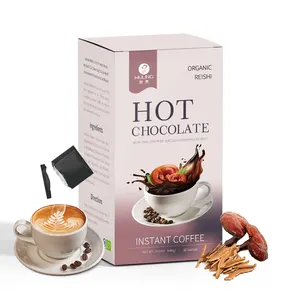 Instant Coffee With Reishi Mushroom Extract Hot Chocolate Coffee Flavor Medicinal Mushroom Coffee