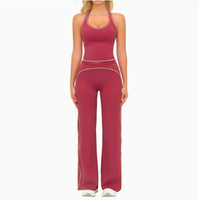 Ensemble de yoga pour femmes : soutien-gorge de sport et short à séchage rapide pour la course en extérieur et la gym – Collection Automne