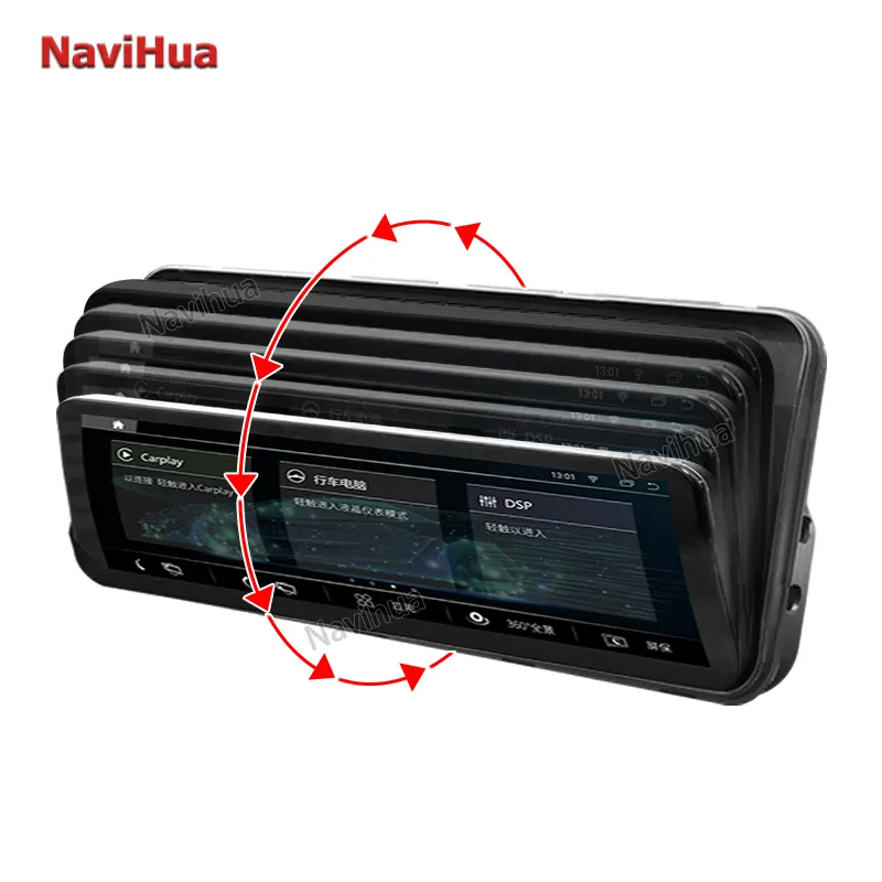 Navihua "شاشة قلاب Android12 صوت ستيريو سيارة وسائط متعددة مشغل لاند روفر رانج روفر فوغ سبورت