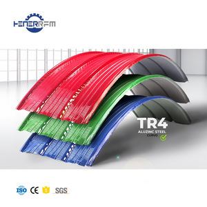 페루 시장용 아치형 강철 곡선 프로파일 지붕 롤 성형기 TR4 지붕판 패널 크림핑 곡선 기계 - Product Image 5