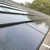 Tuiles solaires photovoltaïques Bardeaux BIPV Usine directe Fournisseur OEM Panneaux de toiture à énergie renouvelable pour maison et bâtiment