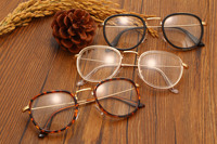 Lunettes de protection anti-lumière bleue TR90 transparentes prêtes à être expédiées pour femmes