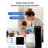 Enchufe de pared universal inteligente para el hogar con puerto USB tipo C, aplicación de Control remoto, 16A, enchufe inteligente, temporizador, funciona con Alexa, Google Home