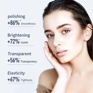 Natürliche Vegane Hyaluronsäure Kollagen Glycerin Gesichtsmaskenblätter Feuchtigkeitsspendend Aufhellend Whitening Anti-Aging Vorteile für Frauen - Product Image 3