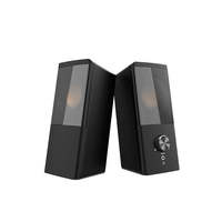 Stilvolles Design 3Wx2 Desktop-PC-Gaming-Lautsprecher Computer-Multimedia-Subwoofer-Lautsprecher Mit Kopfhörerbuchse