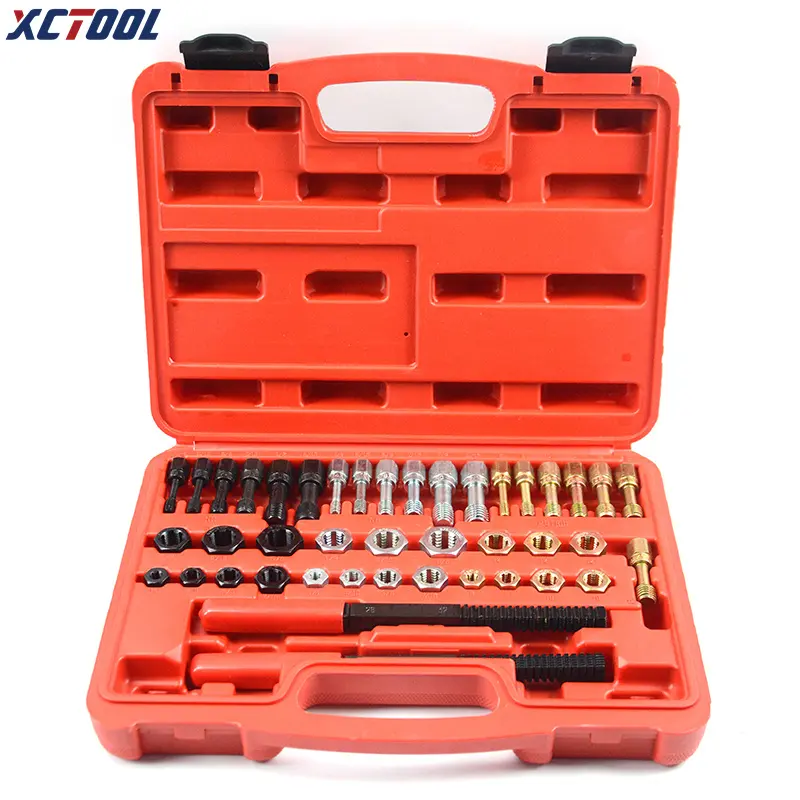 XC2042 Universal 42Pcs Thread Chaser Set Hot Sale Rethread Repair Tool Fractional And Metric Thread Restorer Kit