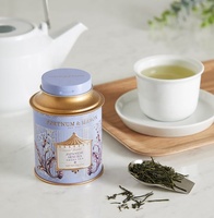 Boîte de conserve ronde de luxe personnalisée en usine avec emballage en métal vide à double couvercle hermétique boîte en fer blanc pour le thé et le café