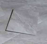 Plancher de 30x30cm LVT auto-adhésif carré en caoutchouc, dalle de marbre design, revêtement de sol en vinyle, vente en gros