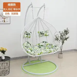 Woqi Double Seat Double Stand Egg Shaped Hanging Swing Chair